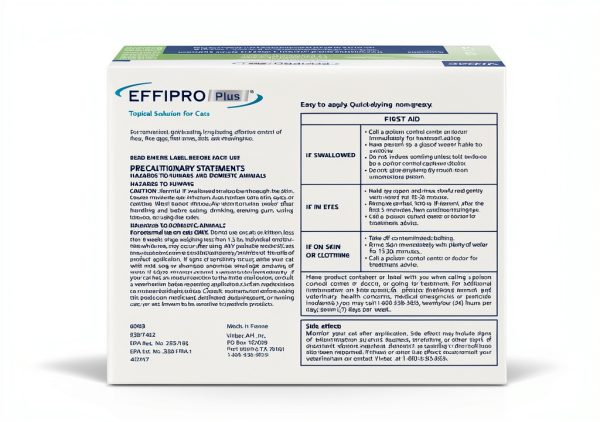 Virbac Cat Flea Drops Waterproof Flea Tick Control-1