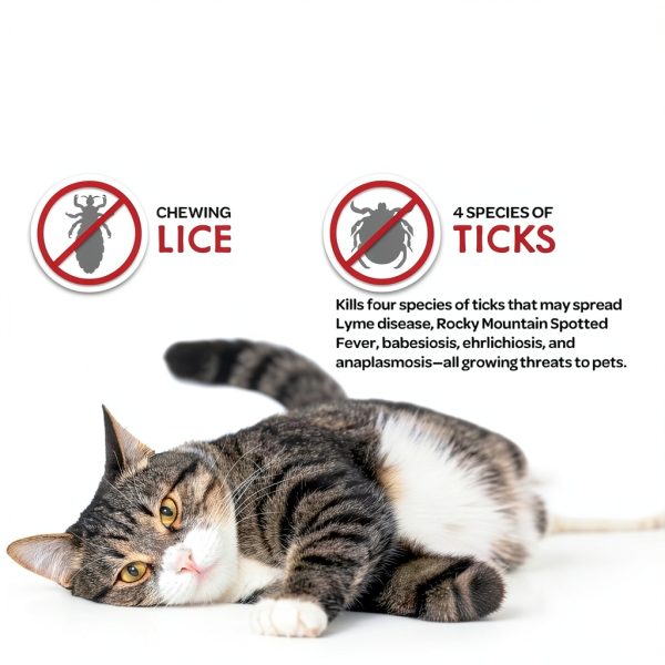 Virbac Cat Flea Drops Waterproof Flea Tick Control-5