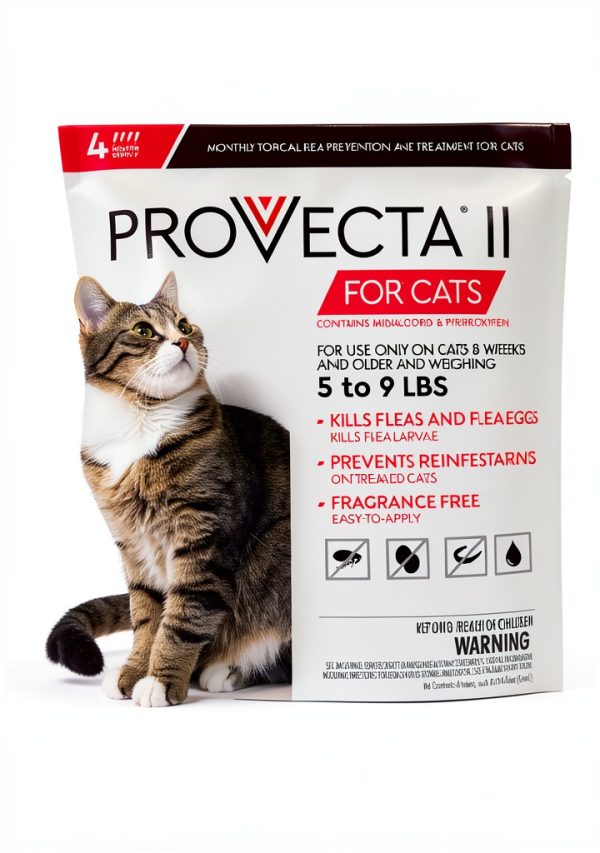 Provecta Cat Flea Drops Topical Treatment 5-9 lbs-0