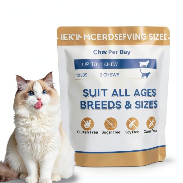 WEALLIN Cat Flea Treatment Chews Natural Ingredients All-4