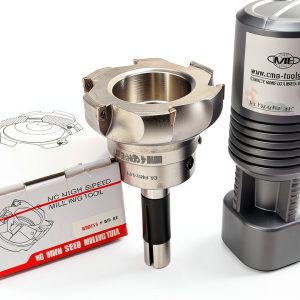 CME 4 Inch Face Mill R390 Inserts R8 Arbor Industrial-0