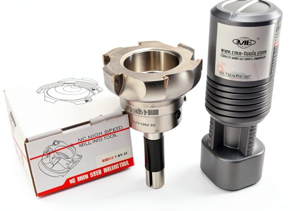 CME 4 Inch Face Mill R390 Inserts R8 Arbor Industrial-0