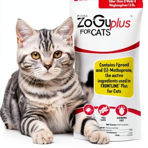 ZoGuard Plus Flea Drops for Cats Waterproof Tick Control-0