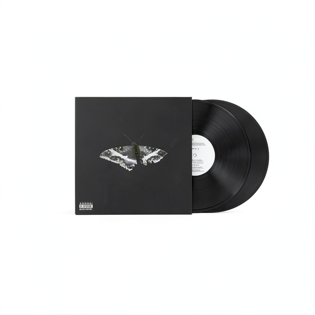 'Kendrick Lamar 2025 album cover and disc setup'