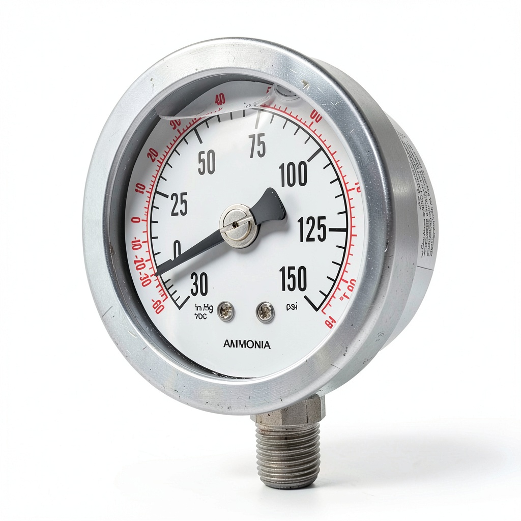 PIC Gauges compound gauge mounted on industrial equipment
