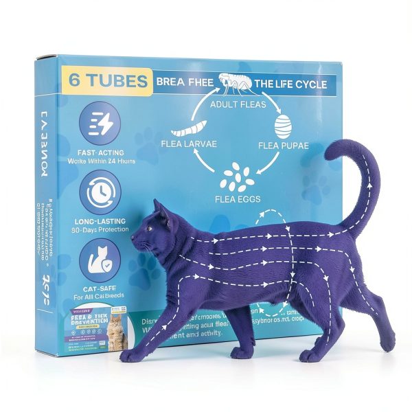 WEALLIN Cat Flea Treatment for Large Cats Over 9 lbs-2
