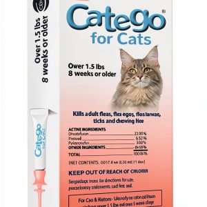 Catego Cat Flea Treatment Monthly Prevention Ticks Lice-0