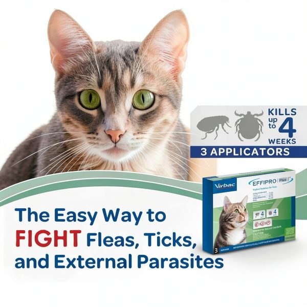 Virbac Cat Flea Drops Waterproof Flea Tick Control-3
