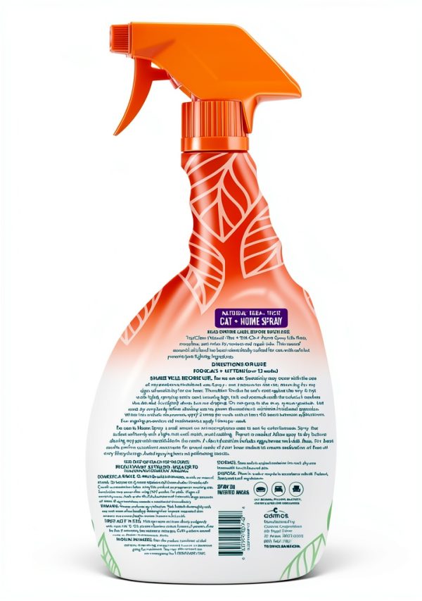 Cosmos Cat Flea Spray Waterless Application Safe Pets-1