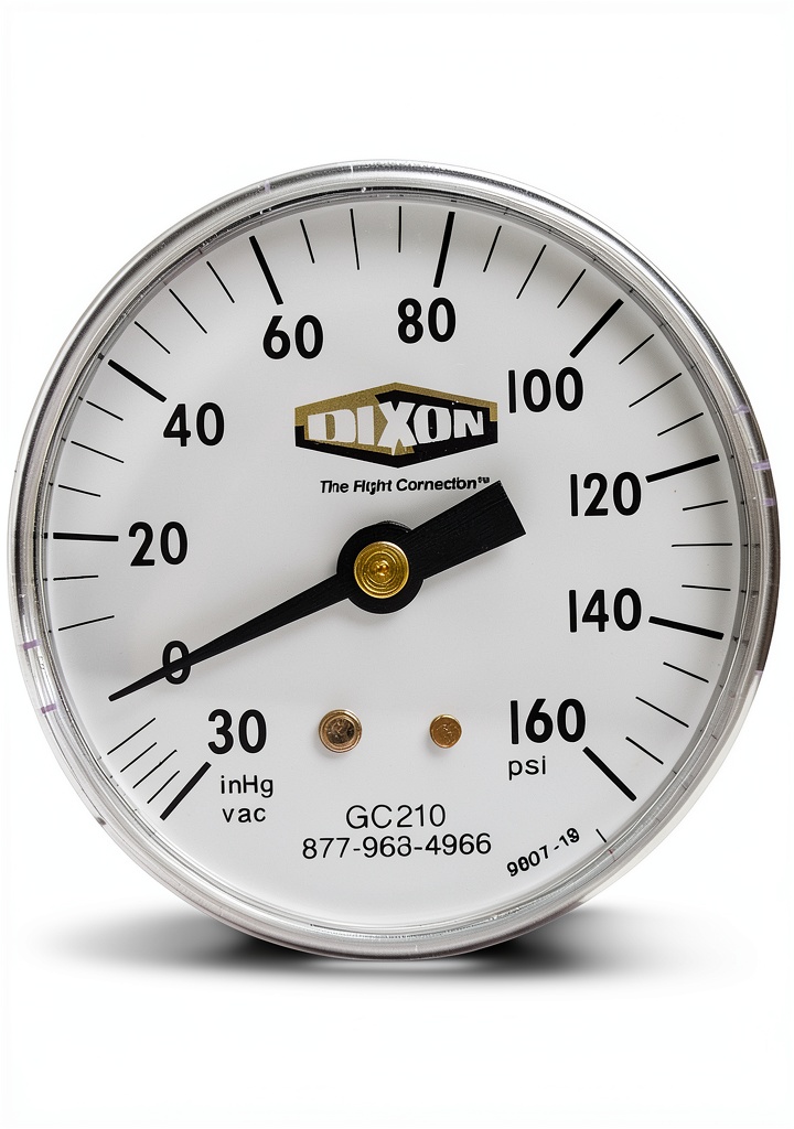 Dixon GC210 compound gauge in an industrial setting