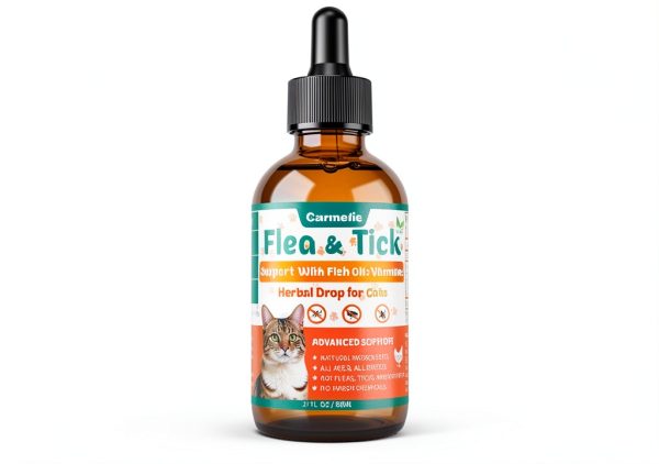 Carmelie Cat Flea Drops Natural Formula Chicken Flavor-7