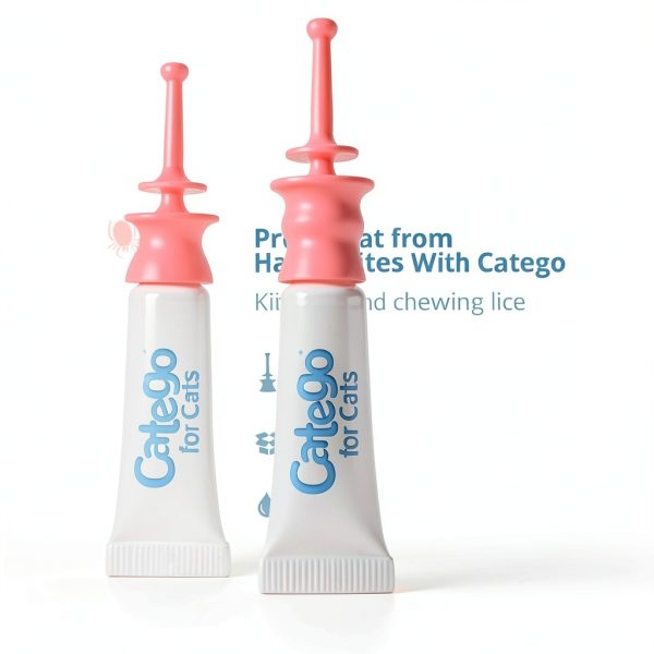Catego Cat Flea Treatment Monthly Prevention Ticks Lice-4