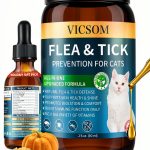 VICSOM Cat Flea Drops Natural Herbal Support for Cats-0