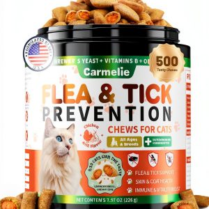 Carmelie Cat Flea Chews Natural Prevention Daily Treats-0