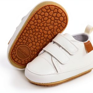 Infant Sneakers BABSMULY Soft PU Leather Design-0