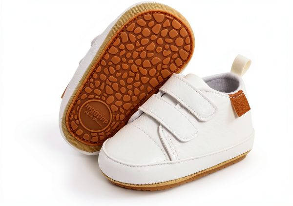 Infant Sneakers BABSMULY Soft PU Leather Design-0