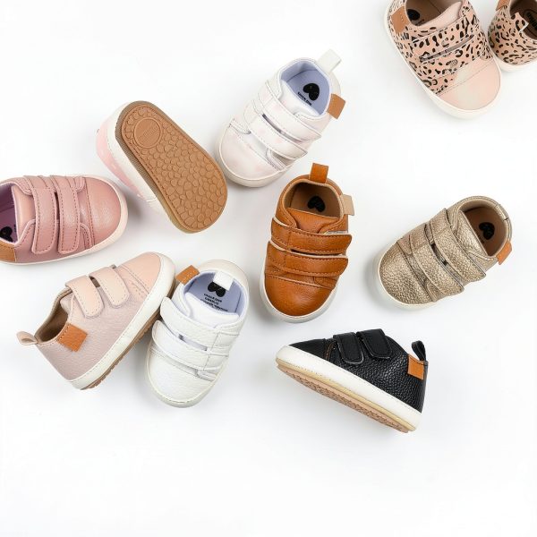 Infant Sneakers BABSMULY Soft PU Leather Design-1