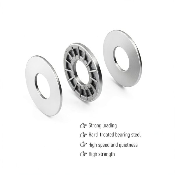 FOCMKEAS AXK Needle Roller Thrust Bearing Set 10pcs with Washers Size-4