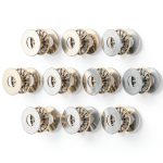 FOCMKEAS AXK Needle Roller Thrust Bearing Set 10pcs with Washers Size-0