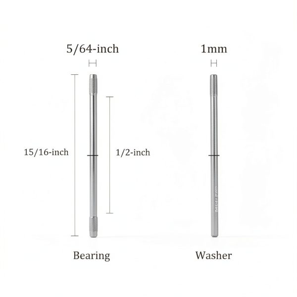 Kozelo Needle Roller Bearings Assorted Sizes with Steel Cage-2