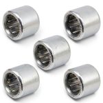 METALLIXITY HF1012 Needle Roller Bearings 10mm ID x 14mm OD 12mm Height 5 Packs, Chromium Steel Open End Thrust Bearing - for Industrial Machinery and Equipment-0
