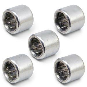 METALLIXITY HF1012 Needle Roller Bearings 10mm ID x 14mm OD 12mm Height 5 Packs, Chromium Steel Open End Thrust Bearing - for Industrial Machinery and Equipment-0