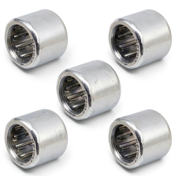METALLIXITY HF1012 Needle Roller Bearings 10mm ID x 14mm OD 12mm Height 5 Packs, Chromium Steel Open End Thrust Bearing - for Industrial Machinery and Equipment-0