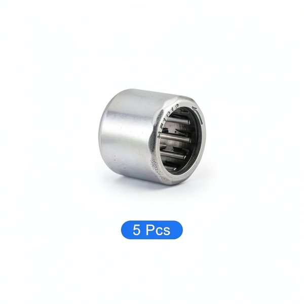 METALLIXITY HF1012 Needle Roller Bearings 10mm ID x 14mm OD 12mm Height 5 Packs, Chromium Steel Open End Thrust Bearing - for Industrial Machinery and Equipment-5