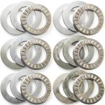 MEETOOT 6 Sets Thrust Needle Roller Bearings NTA1220+2TRA Thrust Needle Roller Bearing with Two Washers 3/4-0